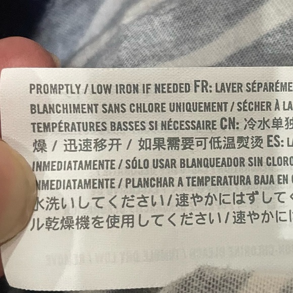 Hollister navy blue and white striped tee with logo / XS / Excellent condition - Picture 12 of 13